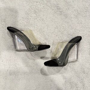 Fashion Nova clear heels